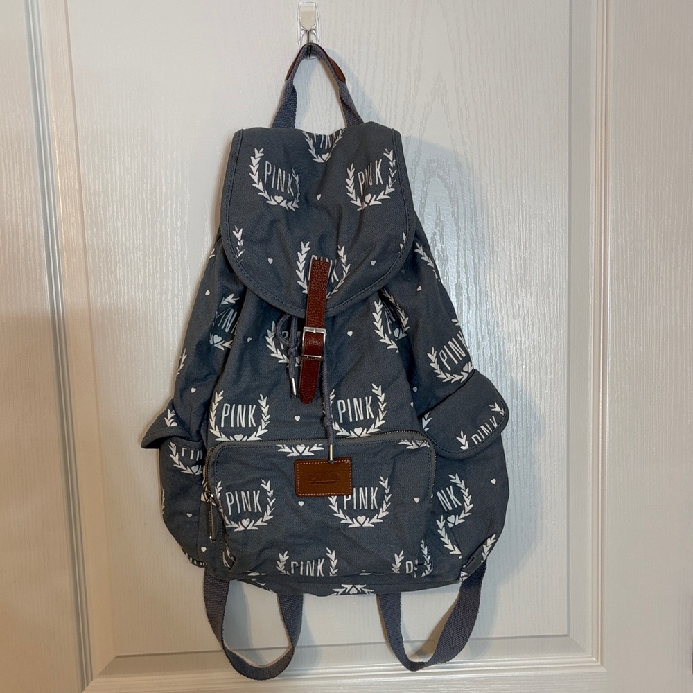 PINK Victoria's Secret Gray Backpack